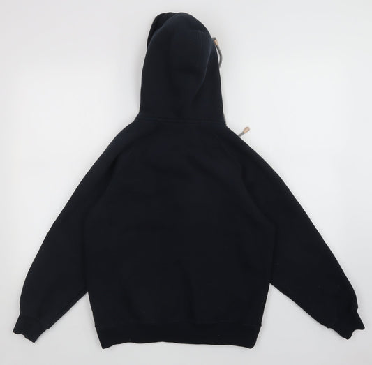 papini Mens Black Full Zip Hoodie Size XS