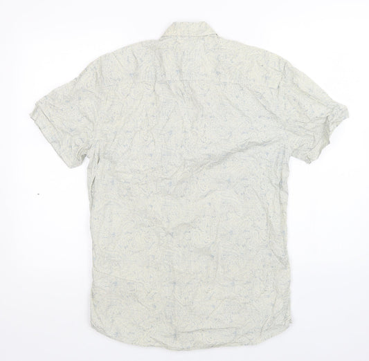 Selected Homme Womens Multicoloured Paisley Basic Button-Up Size M