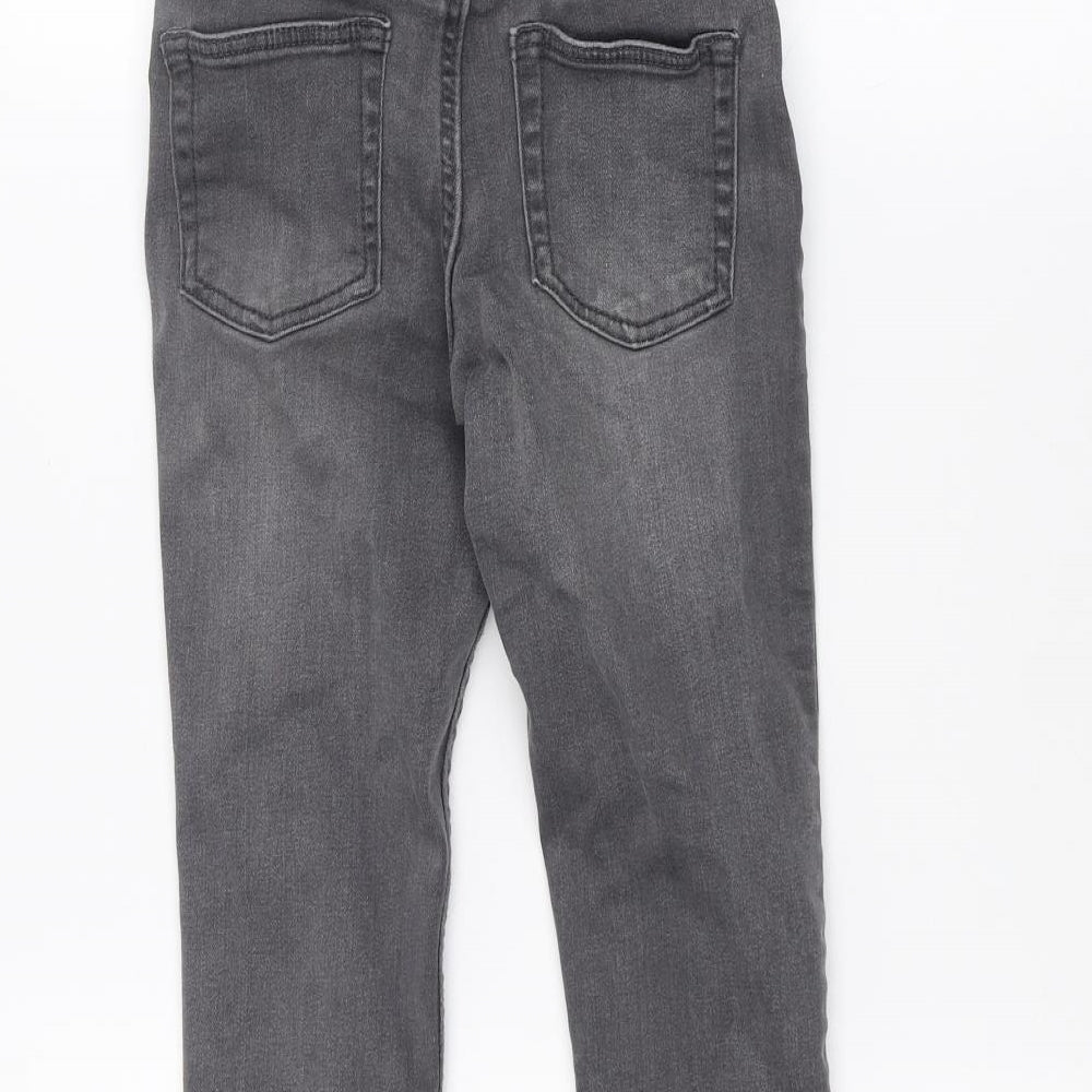 Denim & Co. Girls Grey Skinny Jeans Size 6-7 Years