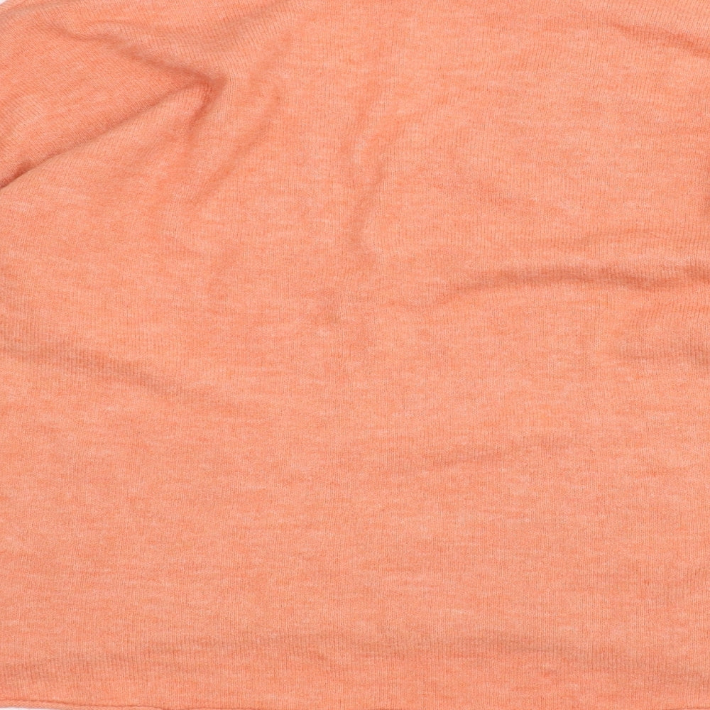 H&M Womens Orange Pullover Jumper Size S