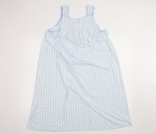 la marquse Womens White Striped A-Line Size M