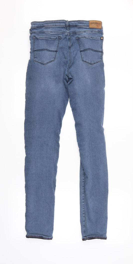 Jack Wills Womens Blue   Straight Jeans Size 30 in L34 in