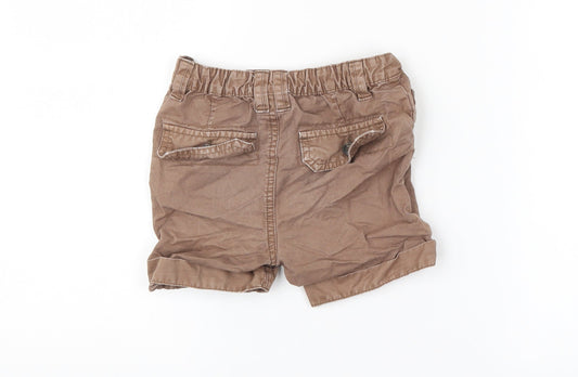 FG4 Boys Brown Cargo Shorts Size 2-3 Years