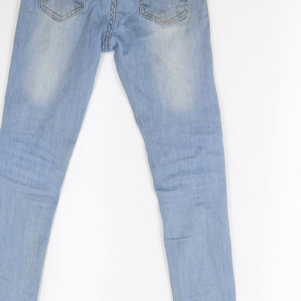 A2Z 4 Kids Girls Blue Denim Straight Jeans Size 9 Years