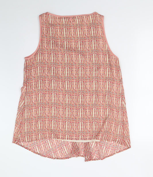 Simons Barbieri Womens Pink Basic Tank Size L