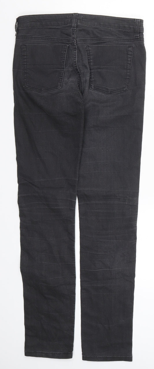 Flippa K Womens Grey Denim Skinny Jeans Size S L30 in