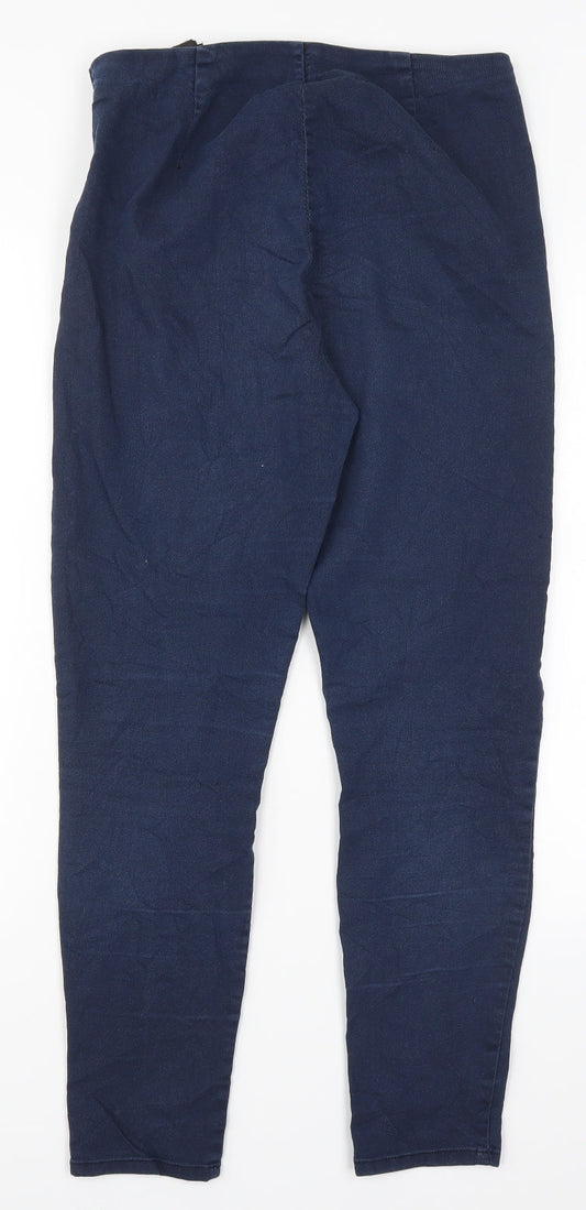 H&M Womens Blue Denim Jegging Jeans Size 10 L27 in