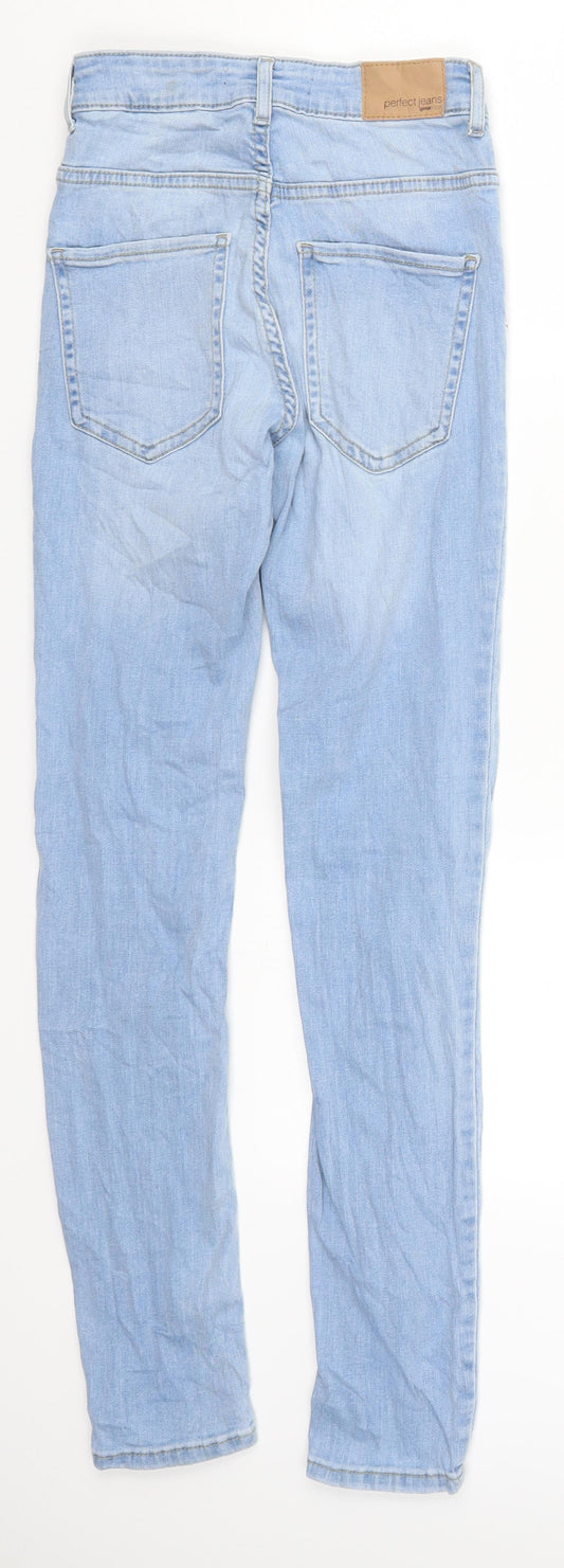 Gina Tricot Womens Blue Denim Skinny Jeans Size XS L26 in