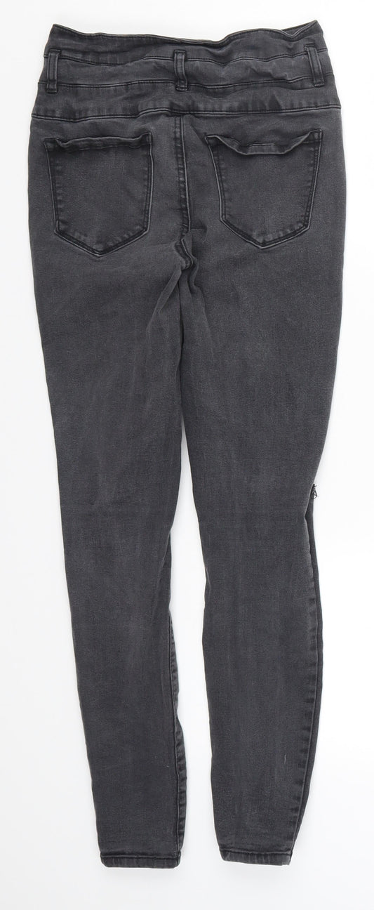 Refuge Womens Grey Denim Skinny Jeans Size 24 in L26 in