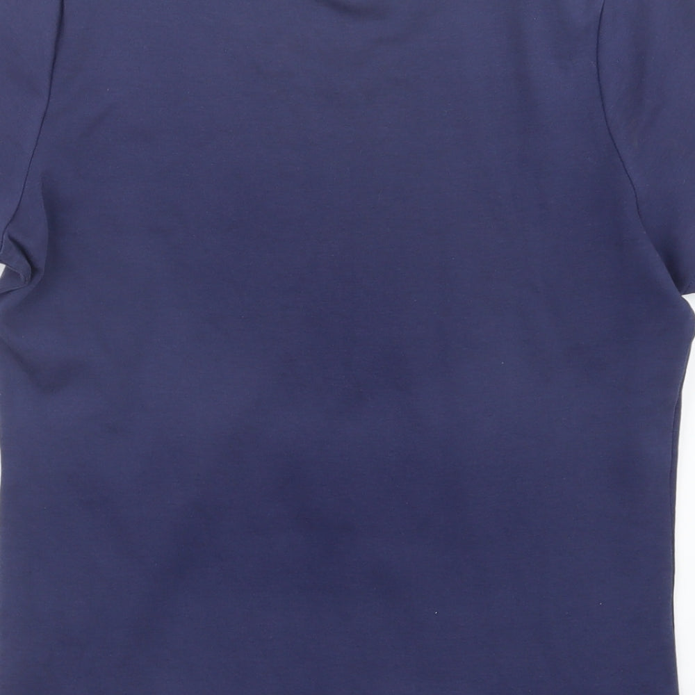 Preworn Womens Blue Basic T-Shirt Size S