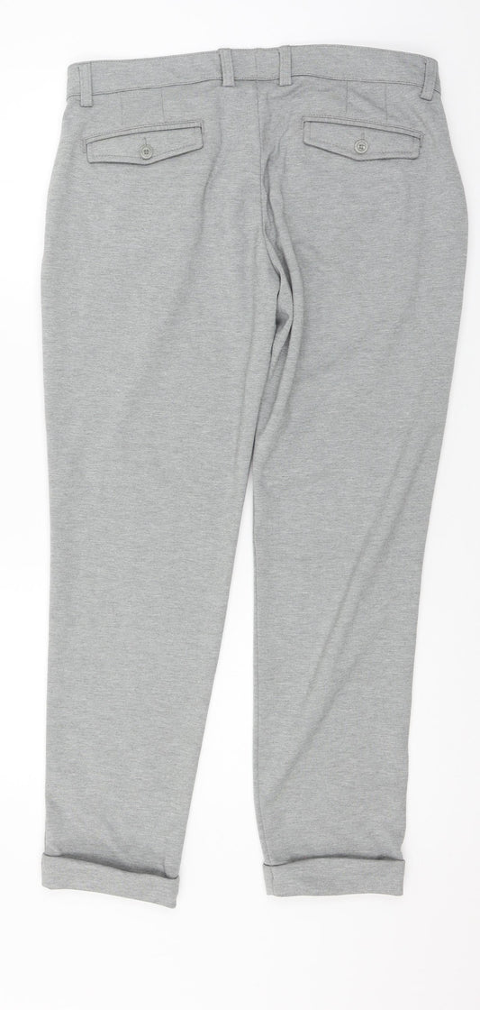 alcott Mens Grey Trousers Size 36 in L28 in