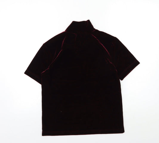 Jessica Womens Red Basic T-Shirt Size S