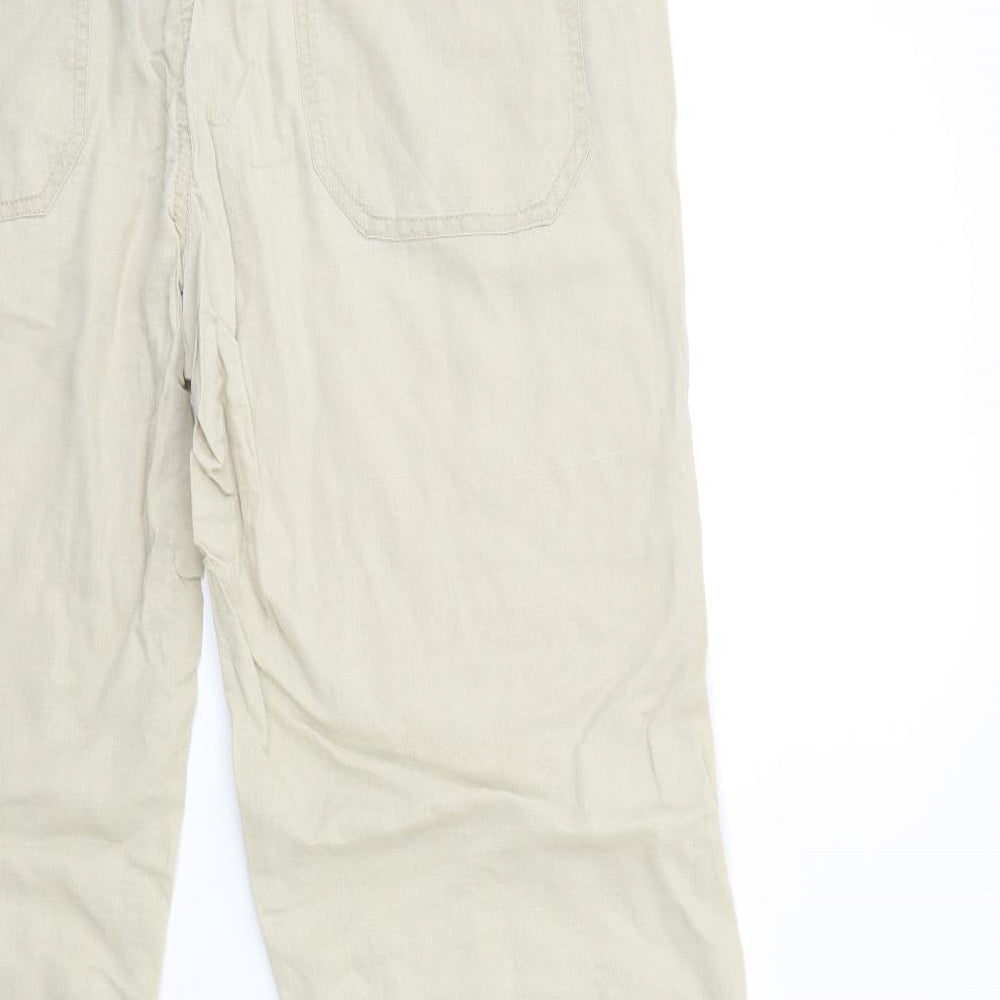CHRISTOPHER CRANE Mens Beige Trousers Size L L29 in