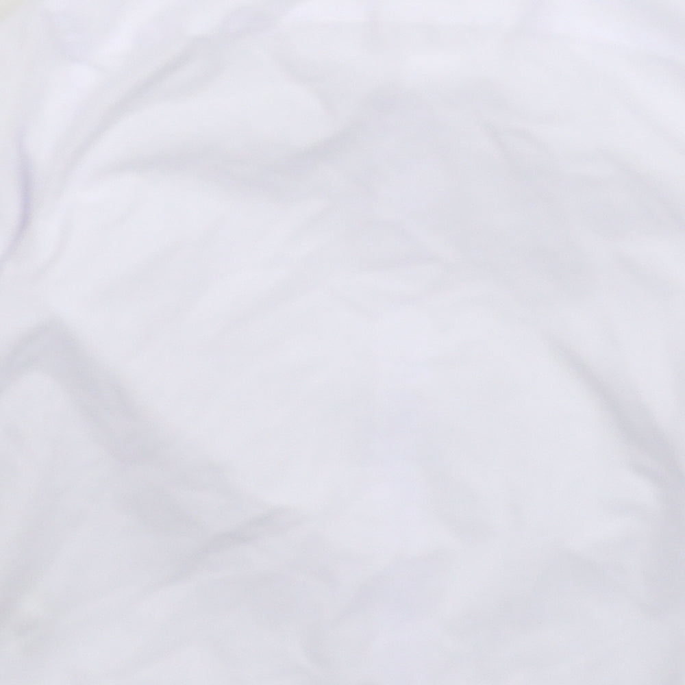 Marks and Spencer Boys White Basic Button-Up Size 5-6 Years - School