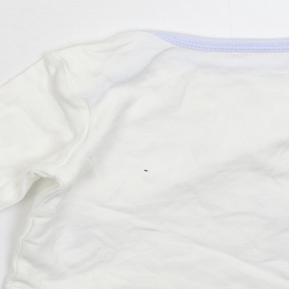 Brand and care label for Me To You Baby White Basic T-Shirt, size 3-6, Months