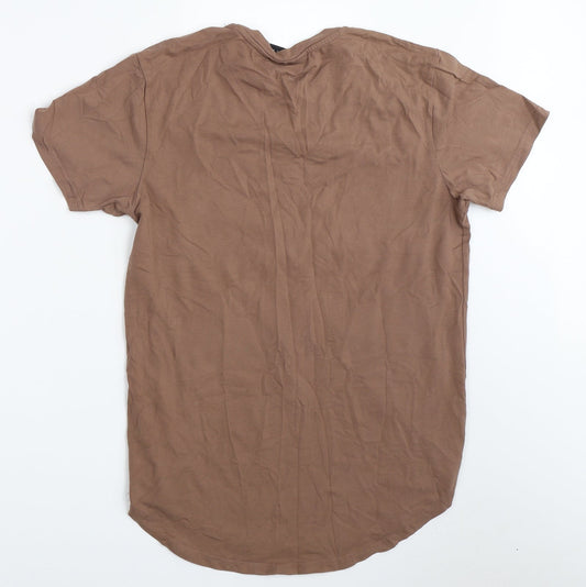 The Couture Club Mens Brown T-Shirt Size S