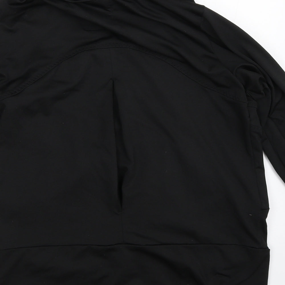 Brand and care label for Preworn women’s black jacket, size UK 8