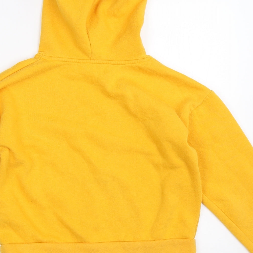 Candy Couture Girls Yellow Pullover Hoodie Size 13 Years