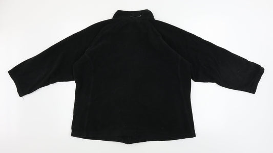 Mountain Life  Womens Black   Full Zip Jumper Size 18
