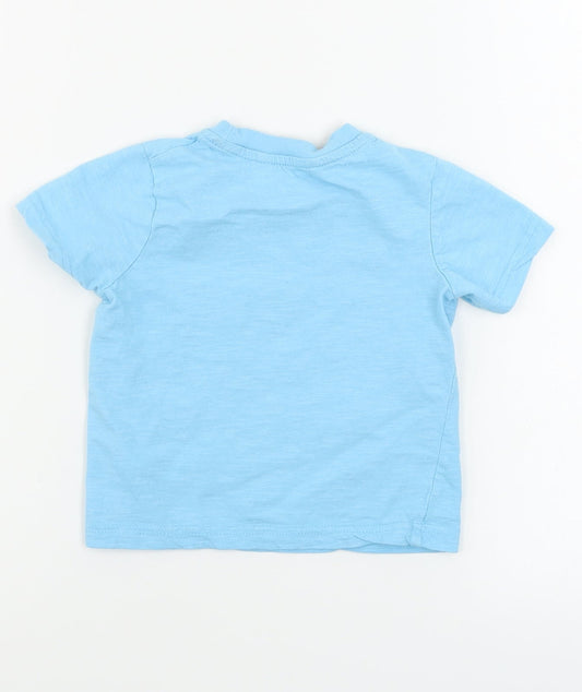 George Boys Blue Basic T-Shirt Size 2 Years