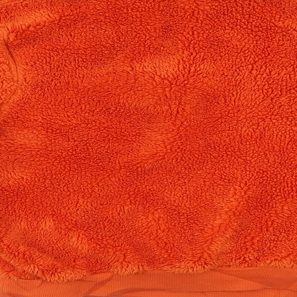 Topshop Womens Orange Henley Jumper Size 8