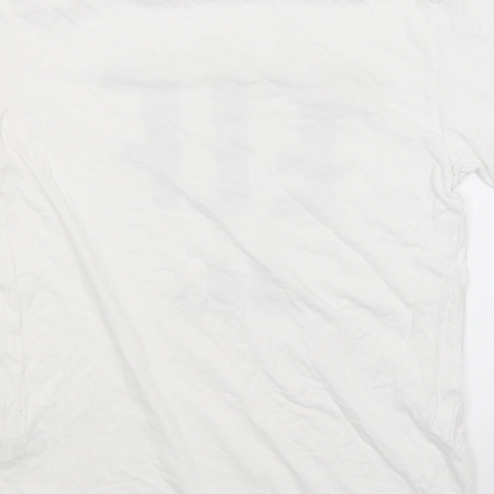 Easy Mens White T-Shirt Size S - Big Boss Elf