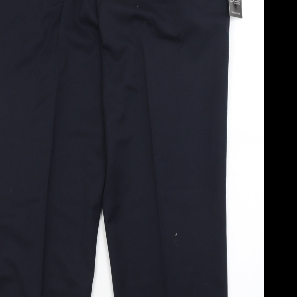 The Fitting Room Mens Blue Dress Pants Trousers Size 42 in L28 in