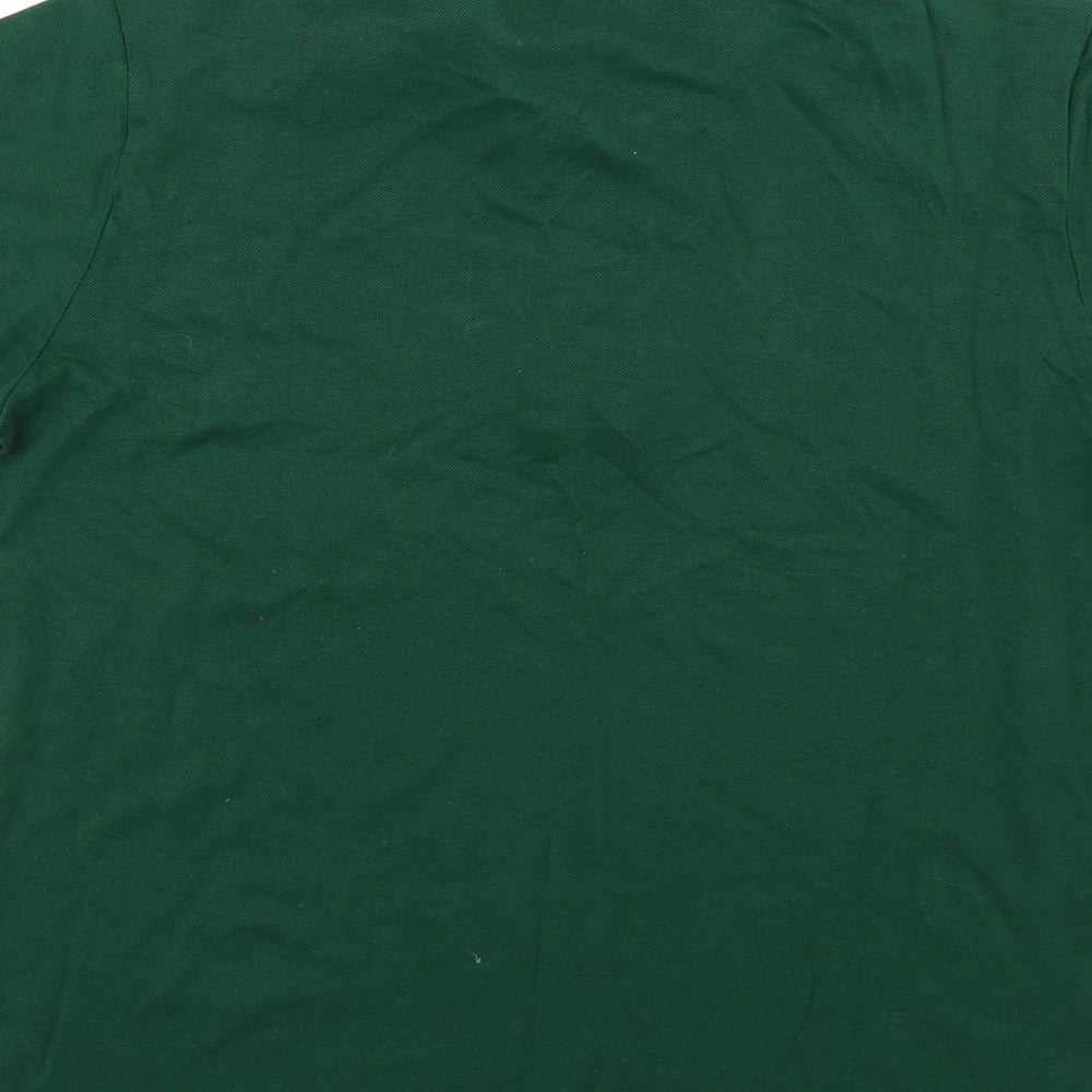 juishden Mens Green Polo Size M