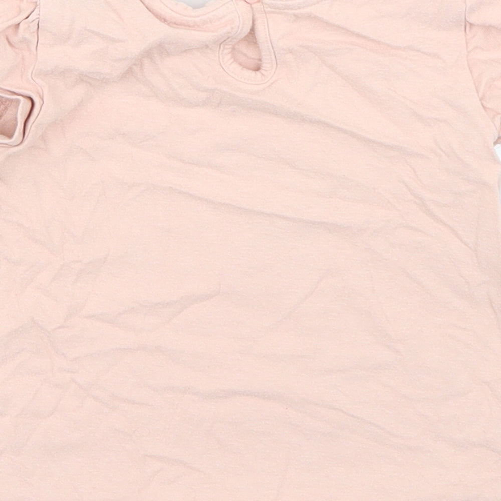 Disney Baby Pink Geometric Basic T-Shirt Size 18-24 Months