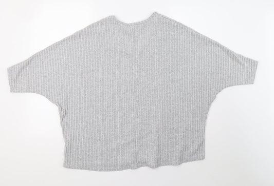 New Look Womens Grey Top Pyjama Top Size M