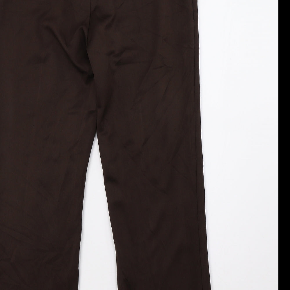 Classics Womens Brown Trousers Size 10 L28 in