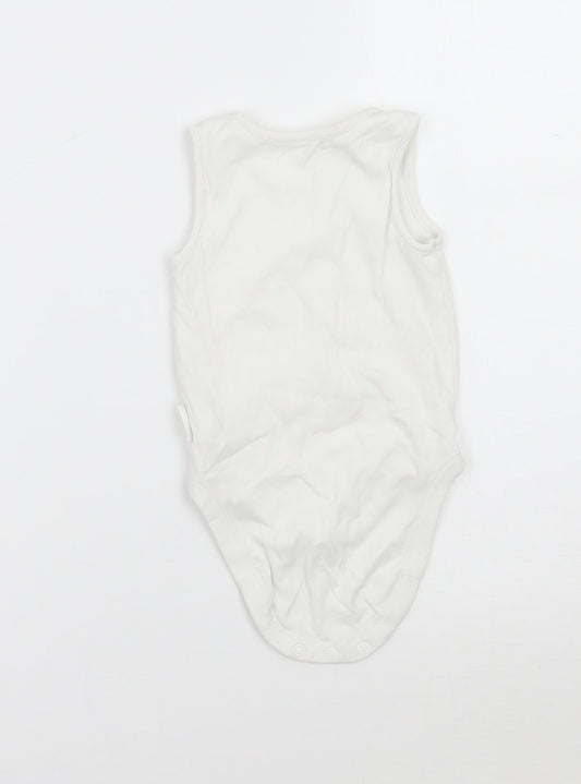 NEXT Boys White Babygrow One-Piece Size 6-9 Months