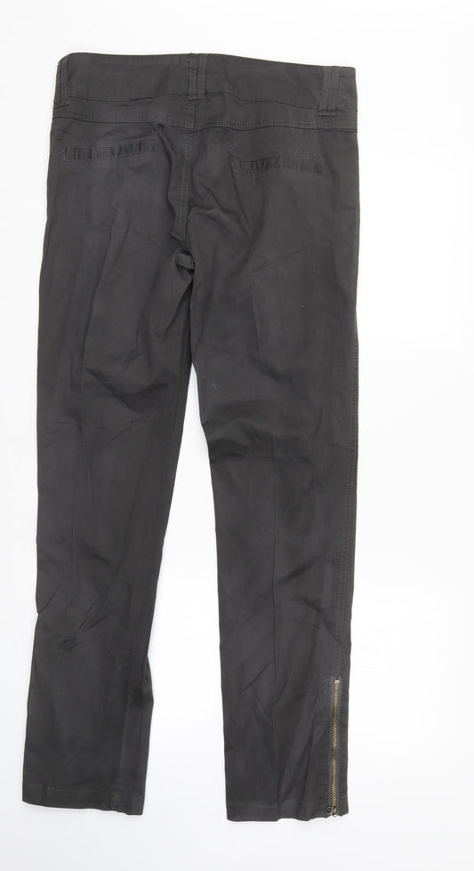 Fresh Made Womens Black Straight Jeans Size S L30 in