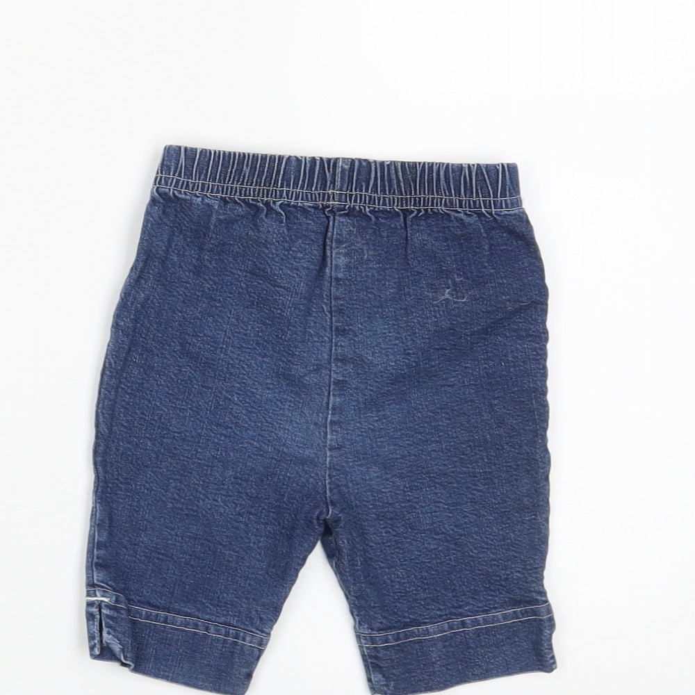 George Baby Blue Jogger Trousers Size 12 Months