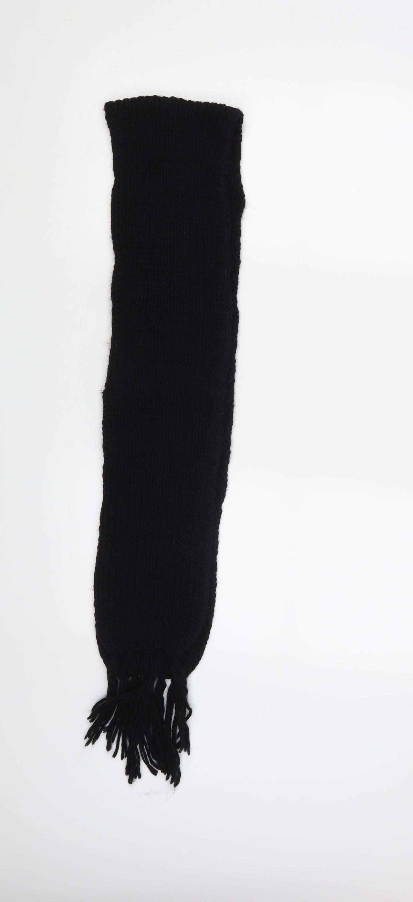 Preworn Womens Black Scarf