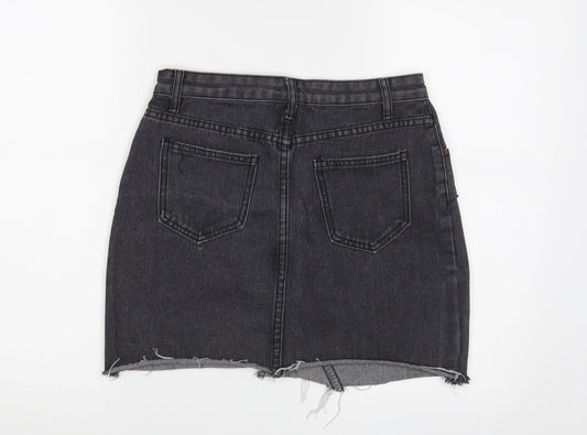 Jeans Womens Grey Mini Skirt Size L