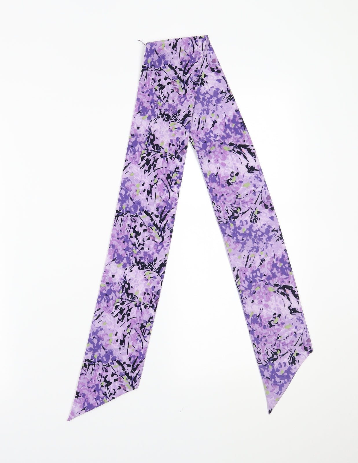 Preowrn Womens Purple Floral Scarf - sash