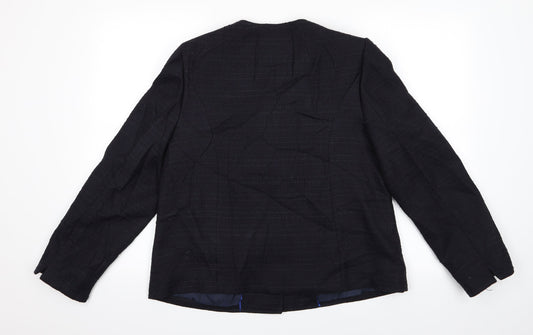 Emma Blake Womens Blue Jacket Size 14