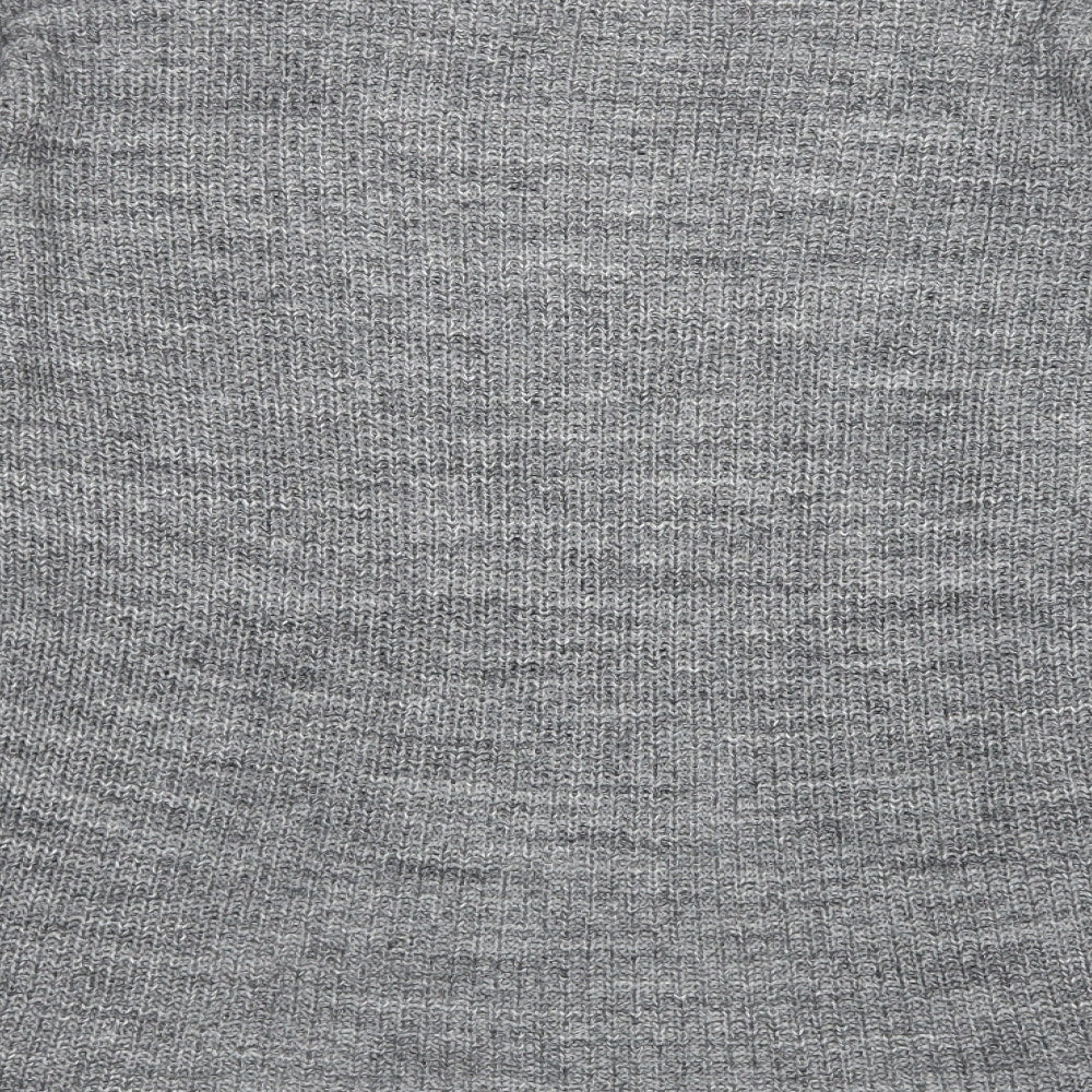 Divided Womens Grey Pullover Jumper Size S