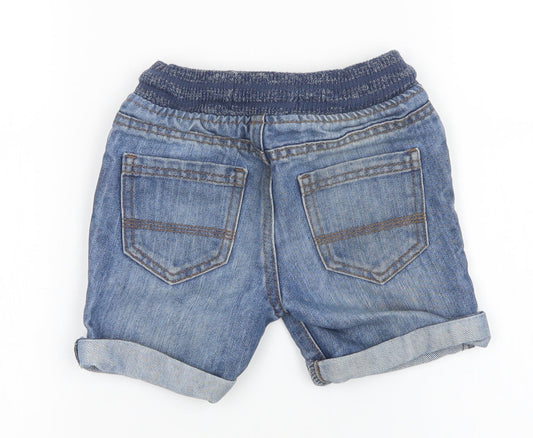 denim co Boys Blue Denim Utility Shorts Size 3-4 Years