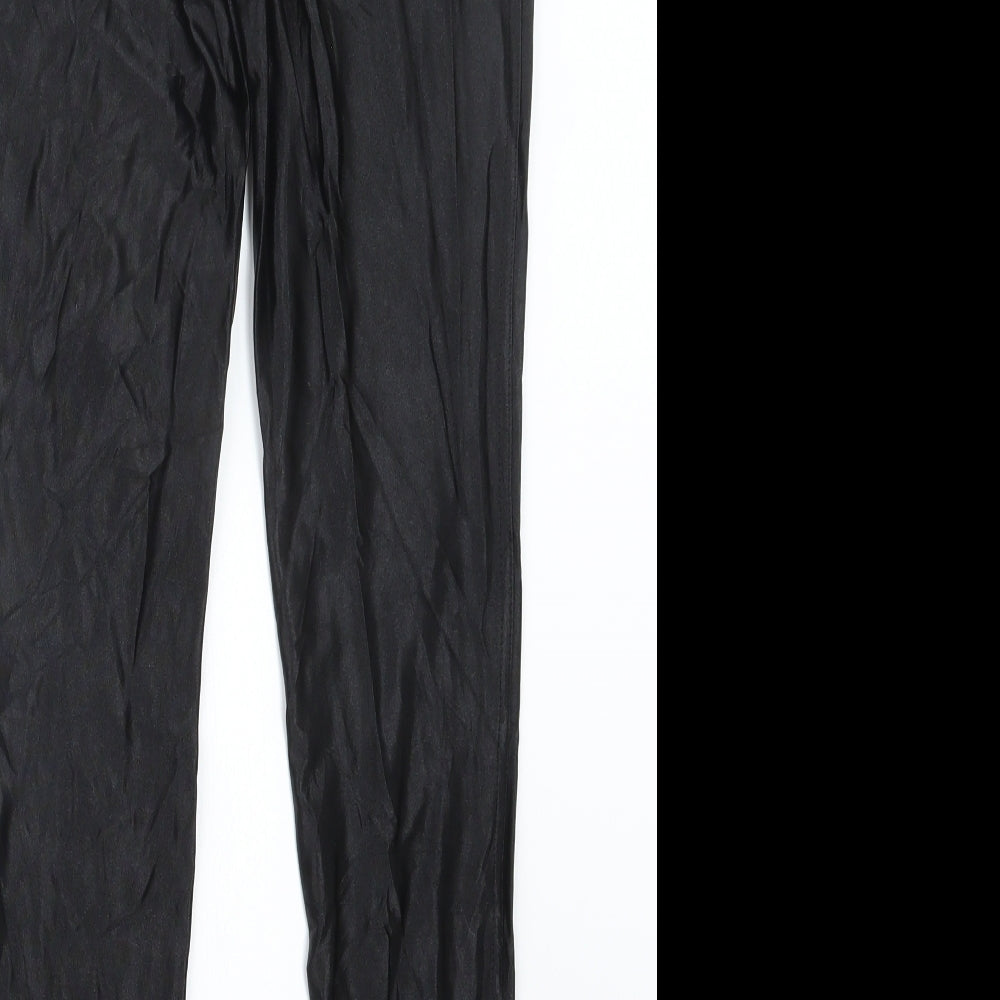 Glamorous Womens Black Trousers Size 12 L29 in