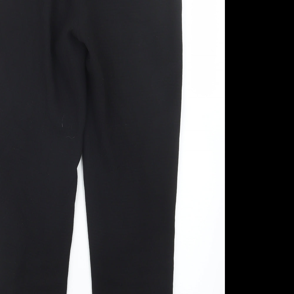 H&M Womens Black Trousers Size 4 L26 in