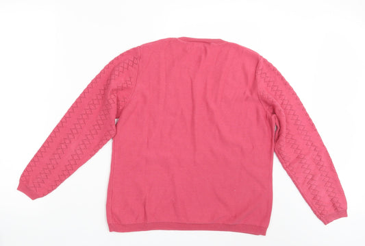 Cotswold Womens Pink Pullover Jumper Size M