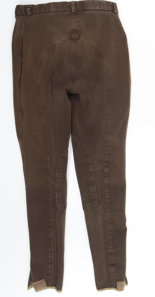 Mountain Horse Womens Brown Denim Cropped Jeans Size 26 in L27 in