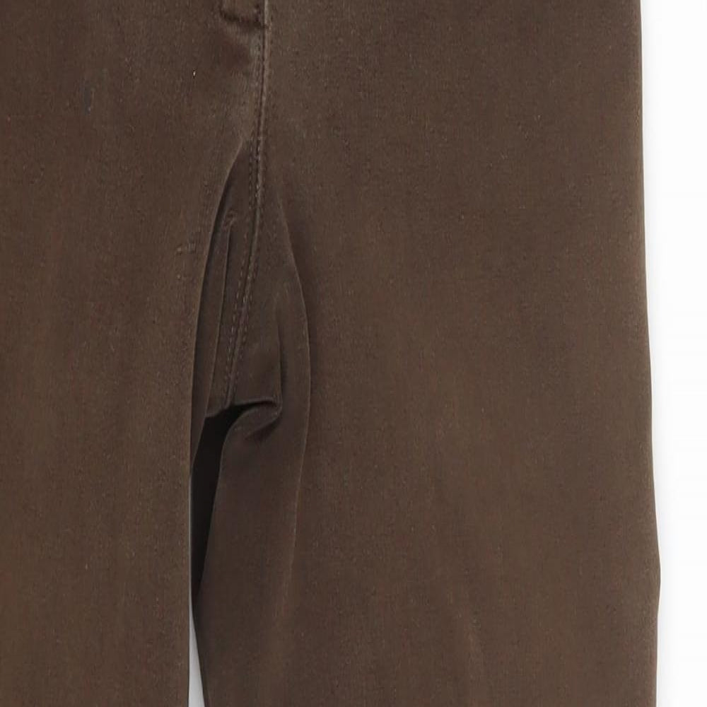 Mountain Horse Womens Brown Denim Cropped Jeans Size 26 in L27 in