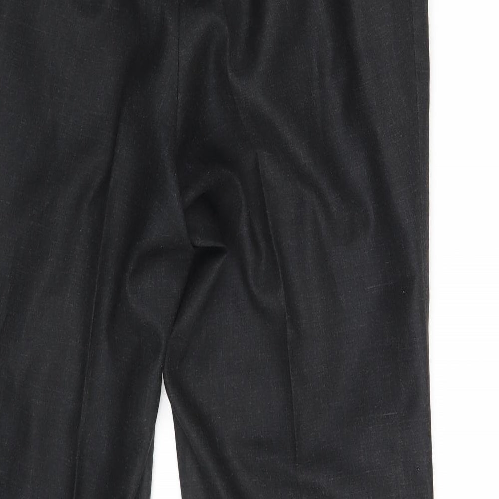 Preworn Mens Black Trousers Size 30 in L25 in