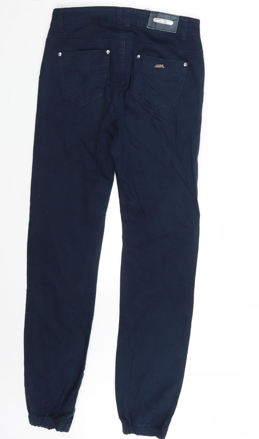 Miss Cherry Womens Blue Denim Tapered Jeans Size 28 in L30 in