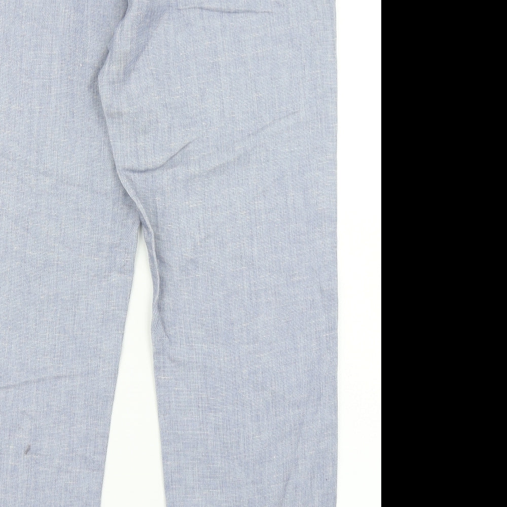River Island Womens Blue Dress Pants Trousers Size 36 in L32 in