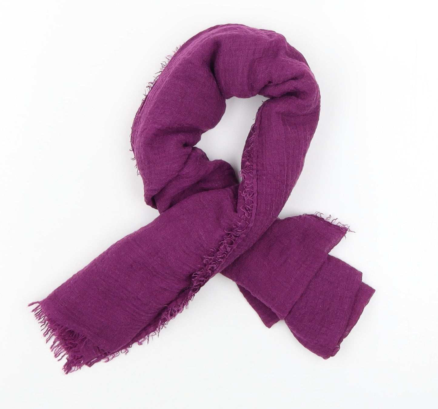 Preworn Womens Purple Jersey Scarf