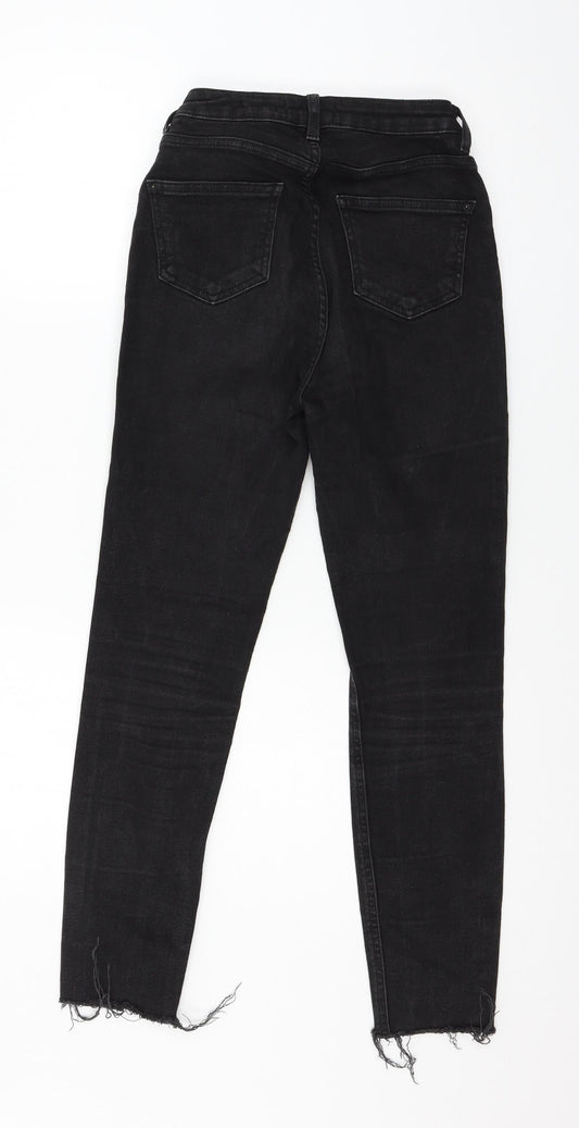 New Look Womens Black Denim Skinny Jeans Size 8 L25 in